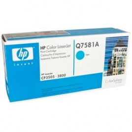 HP Q7581A Cyan Toner Cartridge