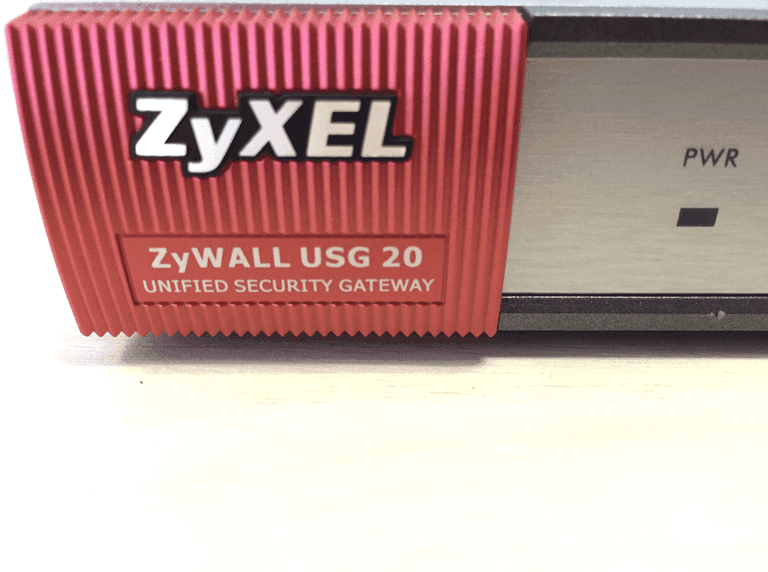 Network router close-up