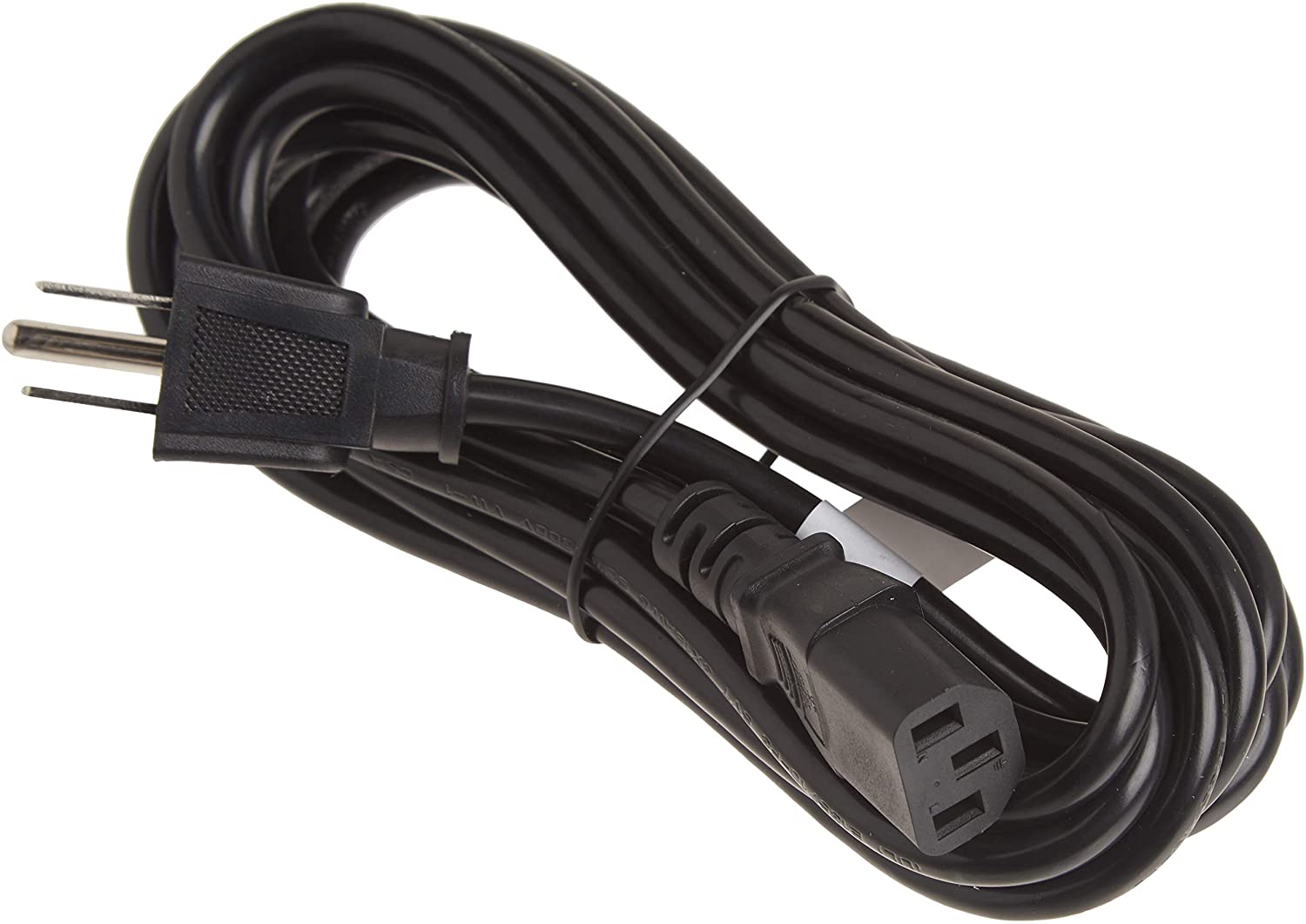 Universal power cable for computer, monitor & printer (6 feet).